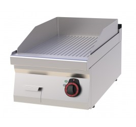 1 zónás RedFox asztali elektromos rostlap bordázott, öntöttvas sütőfelülettel